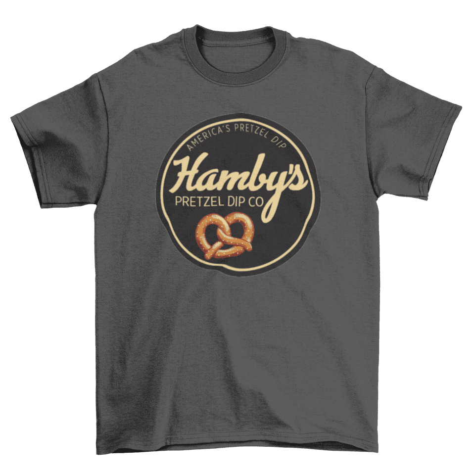 T-Shirt with Hamby’s Pretzel Logo