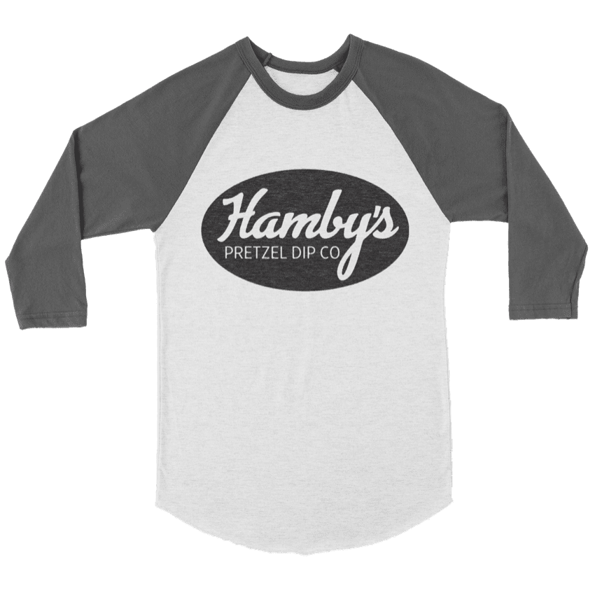 Raglan Sleeve T-Shirt with Hamby’s Black Logo